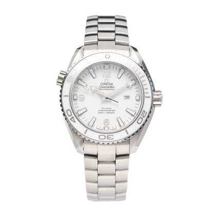 Omega Stainless Steel 37mm Seamaster Planet Ocean Automatic Watch White 232.30.38.20.04.001 1 of 5