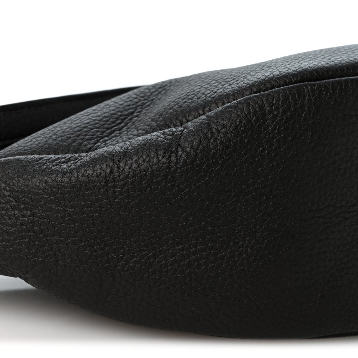 The Row Grained Calfskin Small Slouchy Banana Bag Dark Brown 8 of 9