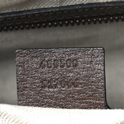 Gucci Soft GG Supreme Monogram Web Neo Vintage Duffle Bag Beige New Acero Crop 8 of 11