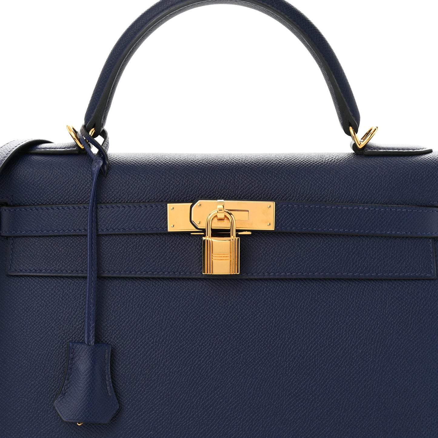 Epsom Kelly Sellier 32 Bleu Saphir