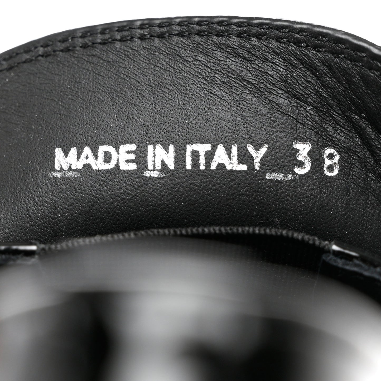 Vernice Triangle 50mm Loafers 38 Black