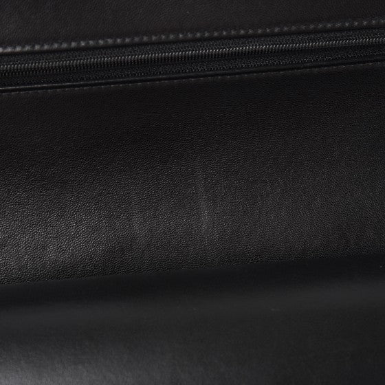 Chanel Lambskin Quilted Jumbo Double Flap Black 9 of 9