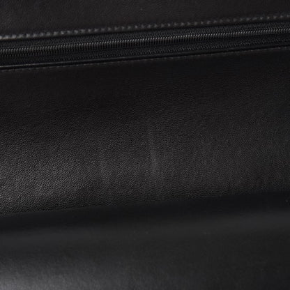 Chanel Lambskin Quilted Jumbo Double Flap Black 9 of 9