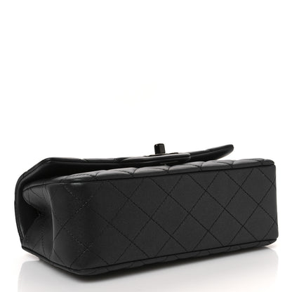 Chanel Lambskin Quilted Mini Rectangular Flap So Black 4 of 10