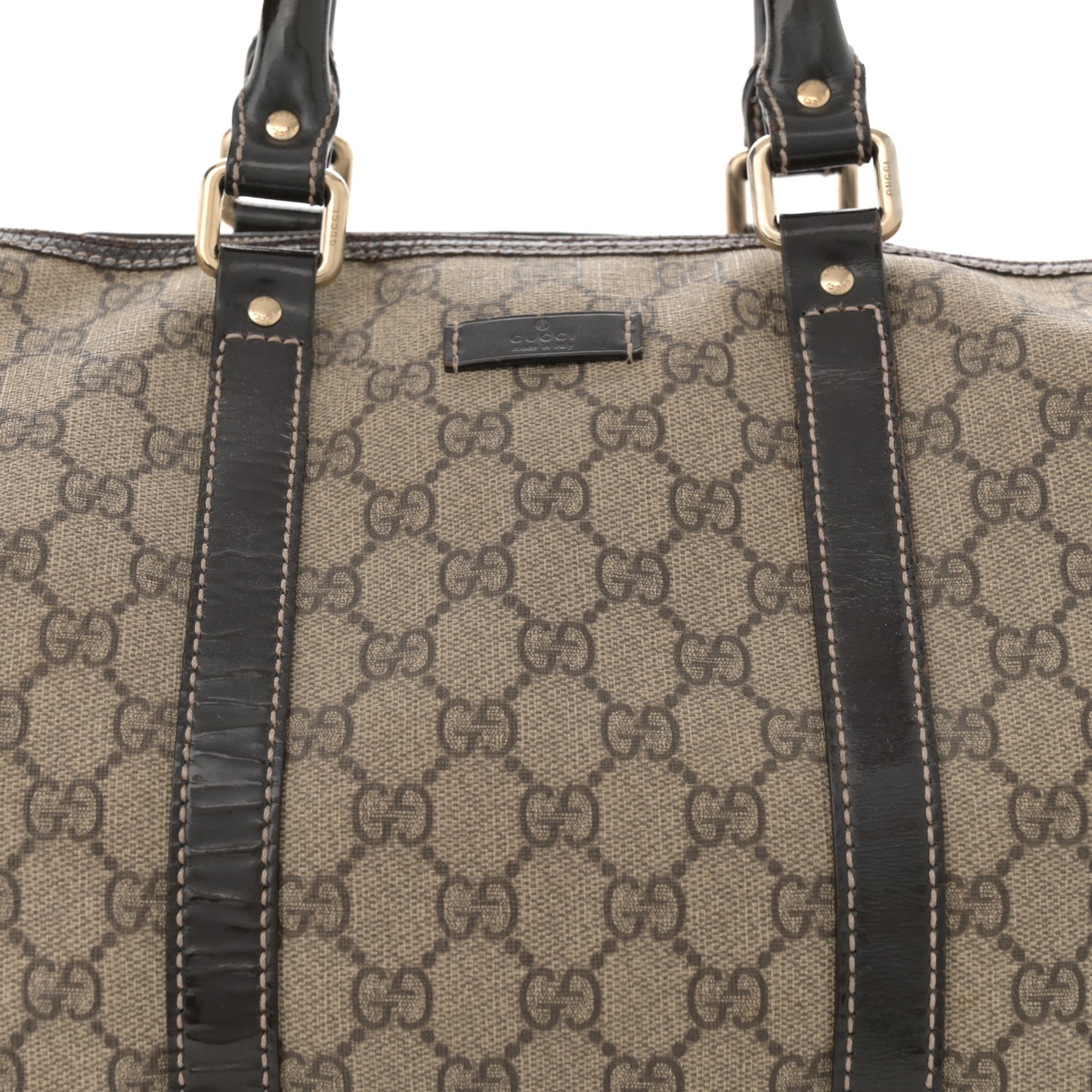GG Plus Monogram Medium Joy Boston Dark Brown
