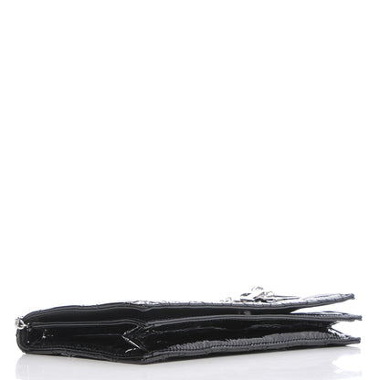 Christian Dior Patent Cannage Lady Dior Convertible Clutch Black 5 of 9