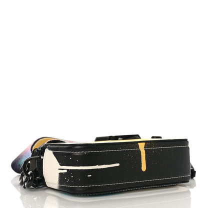 Marc Jacobs Saffiano Spray Paint Coated Small Snapshot Camera Bag White Multicolor 4 of 8