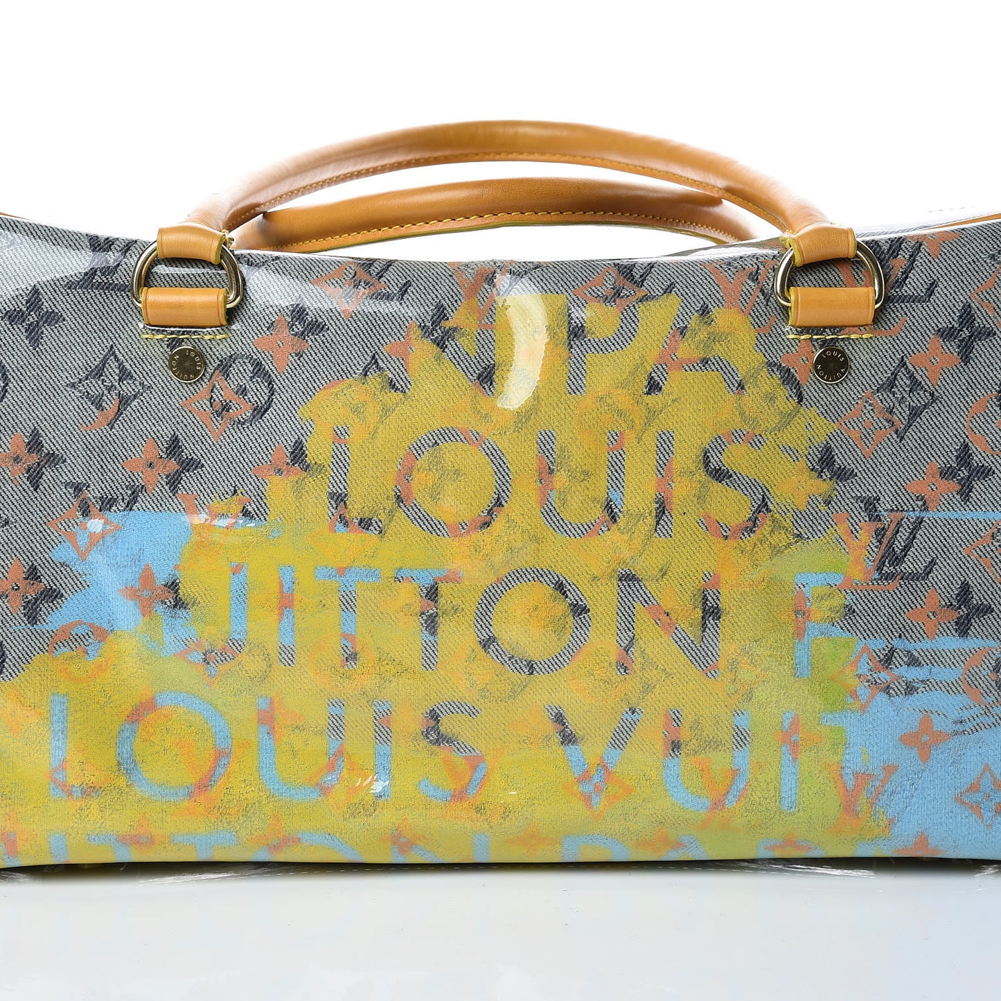 Monogram Pulp Defile Weekender PM Yellow