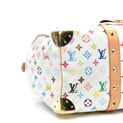 Louis Vuitton Monogram Multicolor Keepall 45 White 5 of 7