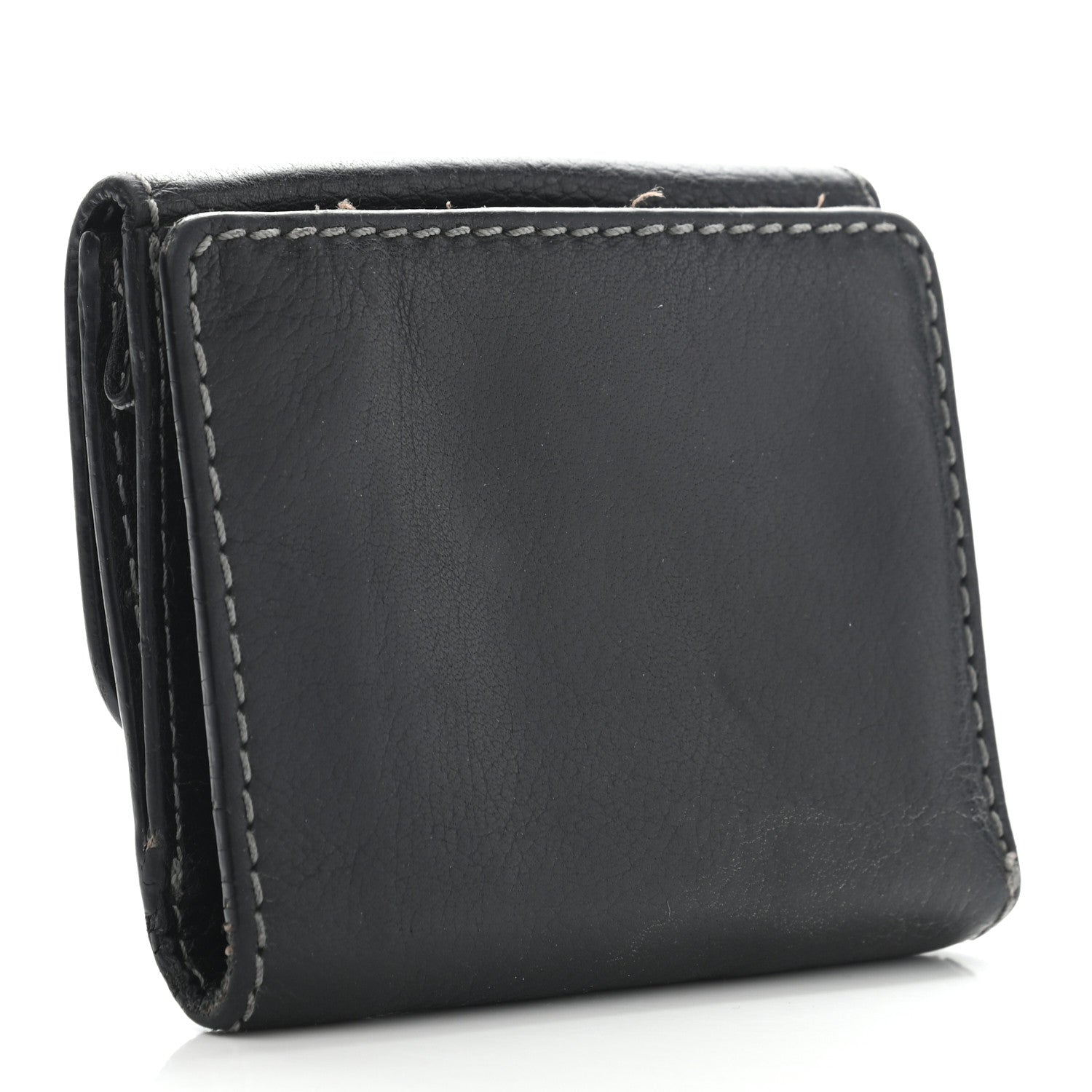 Chloe Grained Calfskin Marcie Square Wallet Black 3 of 19