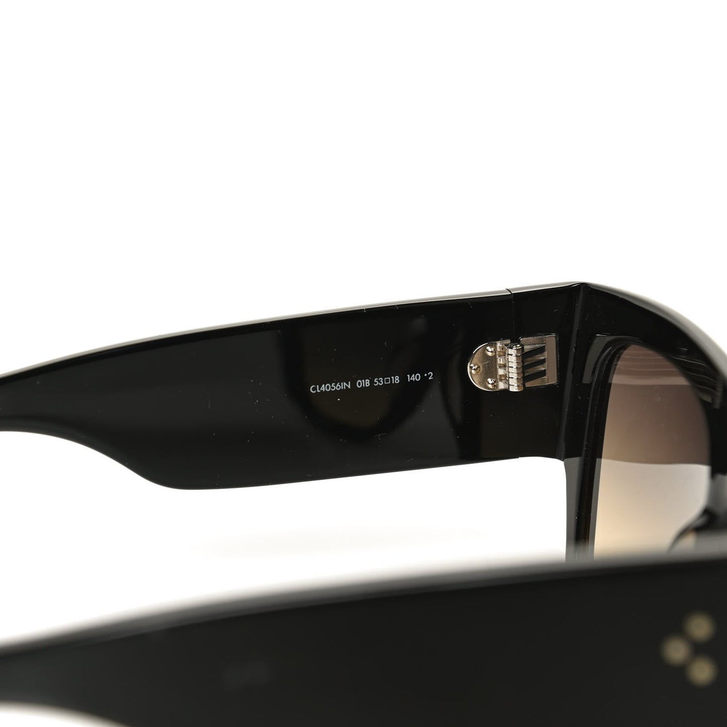 Acetate Rectangular Sunglasses CL4056IN Black