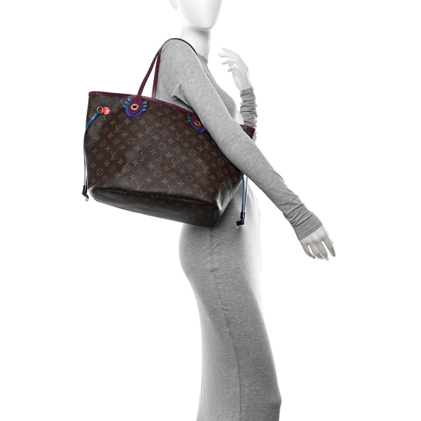 Monogram Totem Neverfull MM Magenta