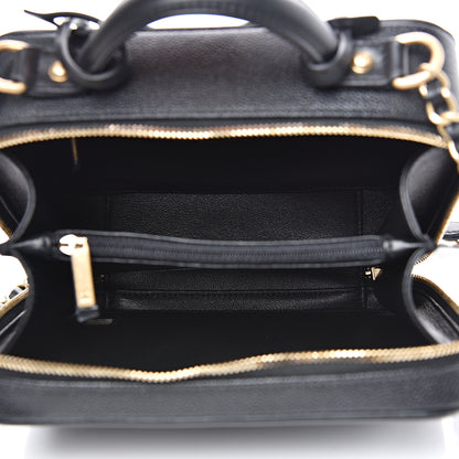 Chanel Caviar Quilted Medium CC Filigree Vanity Case Black 4 of 10