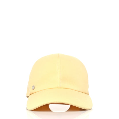 Hermes Cotton Canvas Tess Hat 58 Jaune Sable 2 of 7