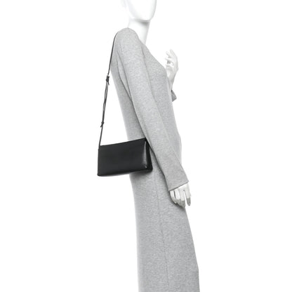 The Row Grained Calfskin Rene Crossbody Black 2 of 9