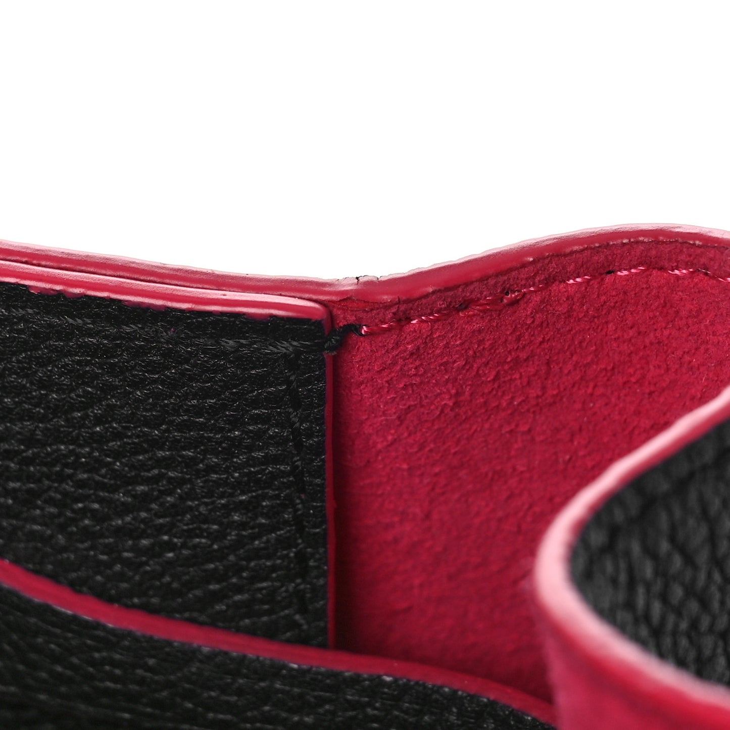 Calfskin Lockme Bucket Black