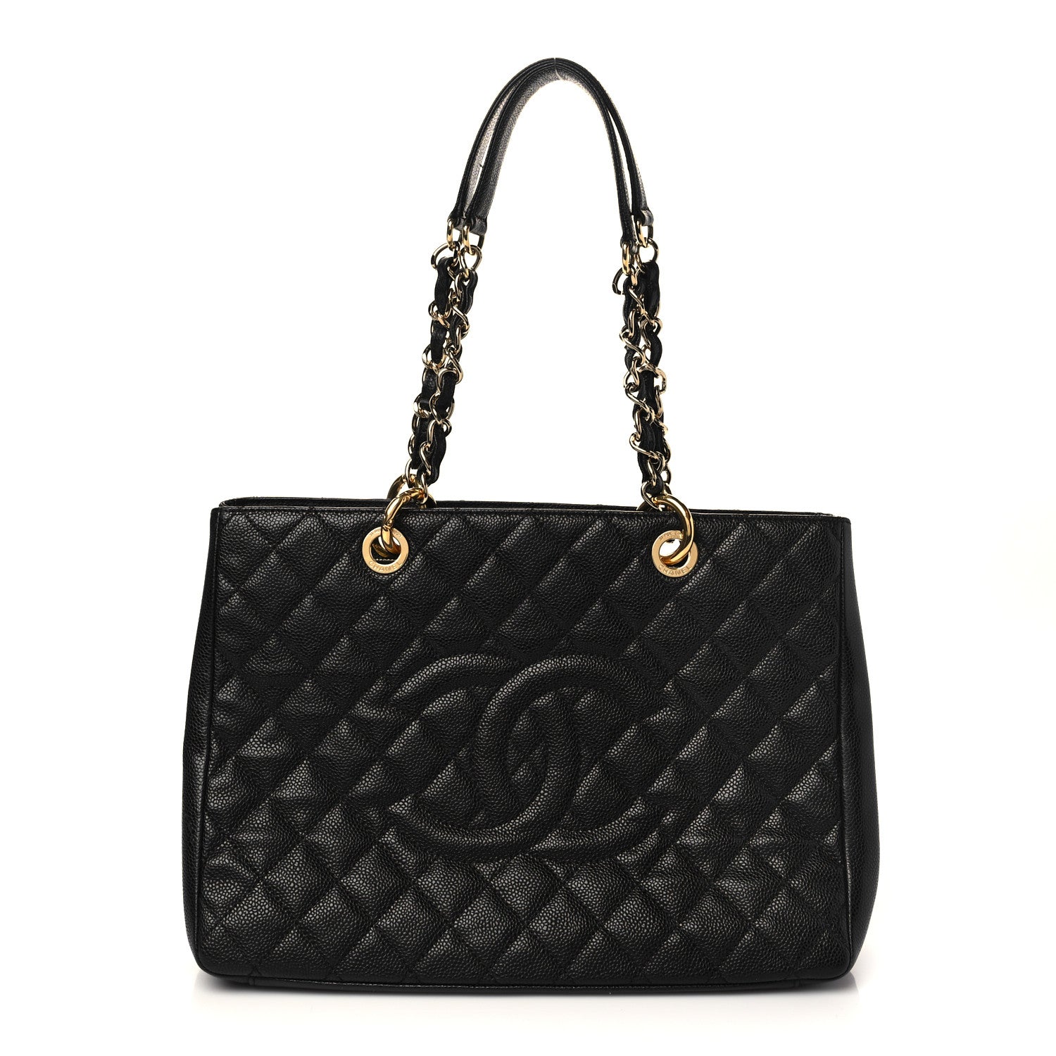 Chanel Caviar Quilted Grand Shopping Tote GST Black 1 of 9