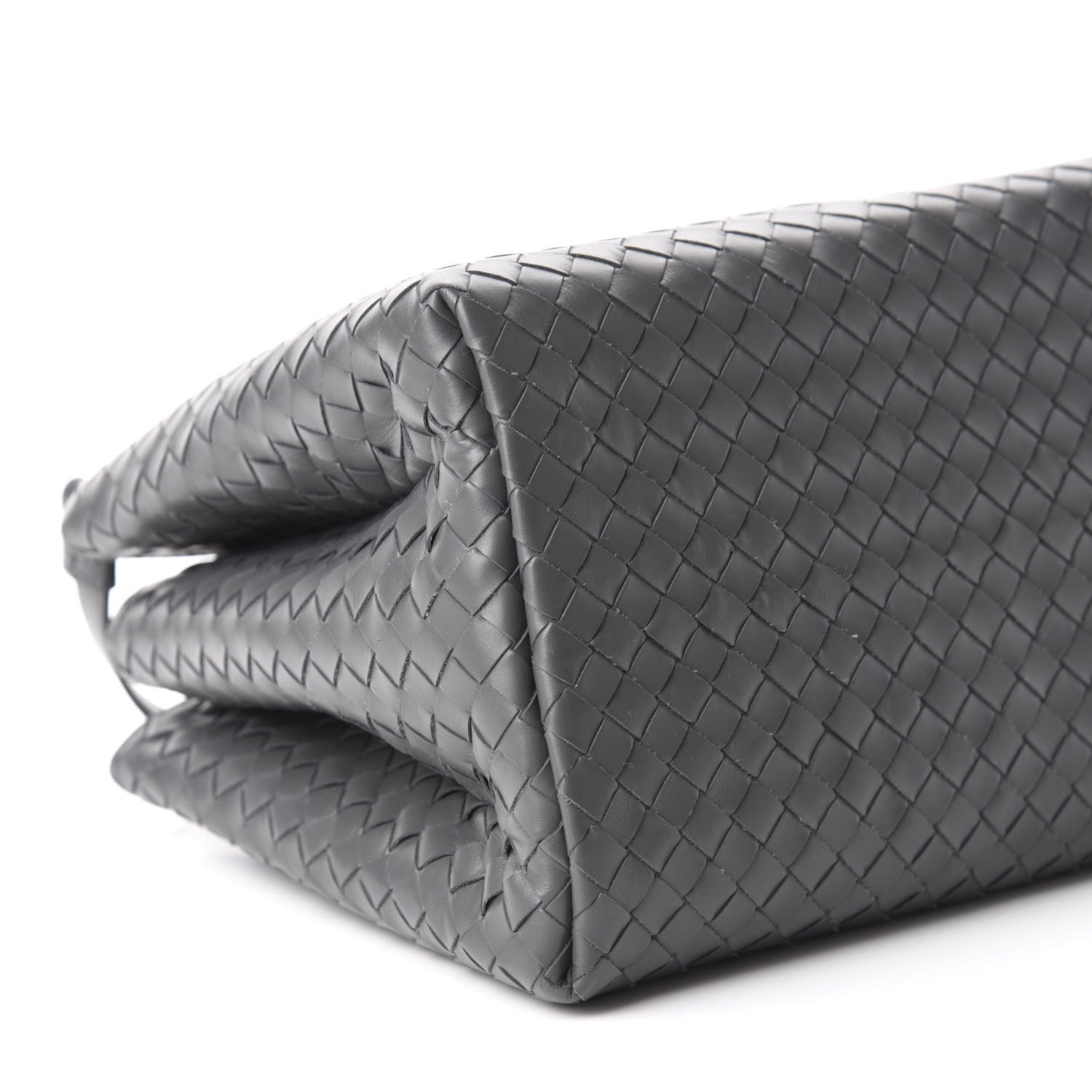 Bottega Veneta Light Calf Intrecciato Small Roma Light Grey 6 of 10