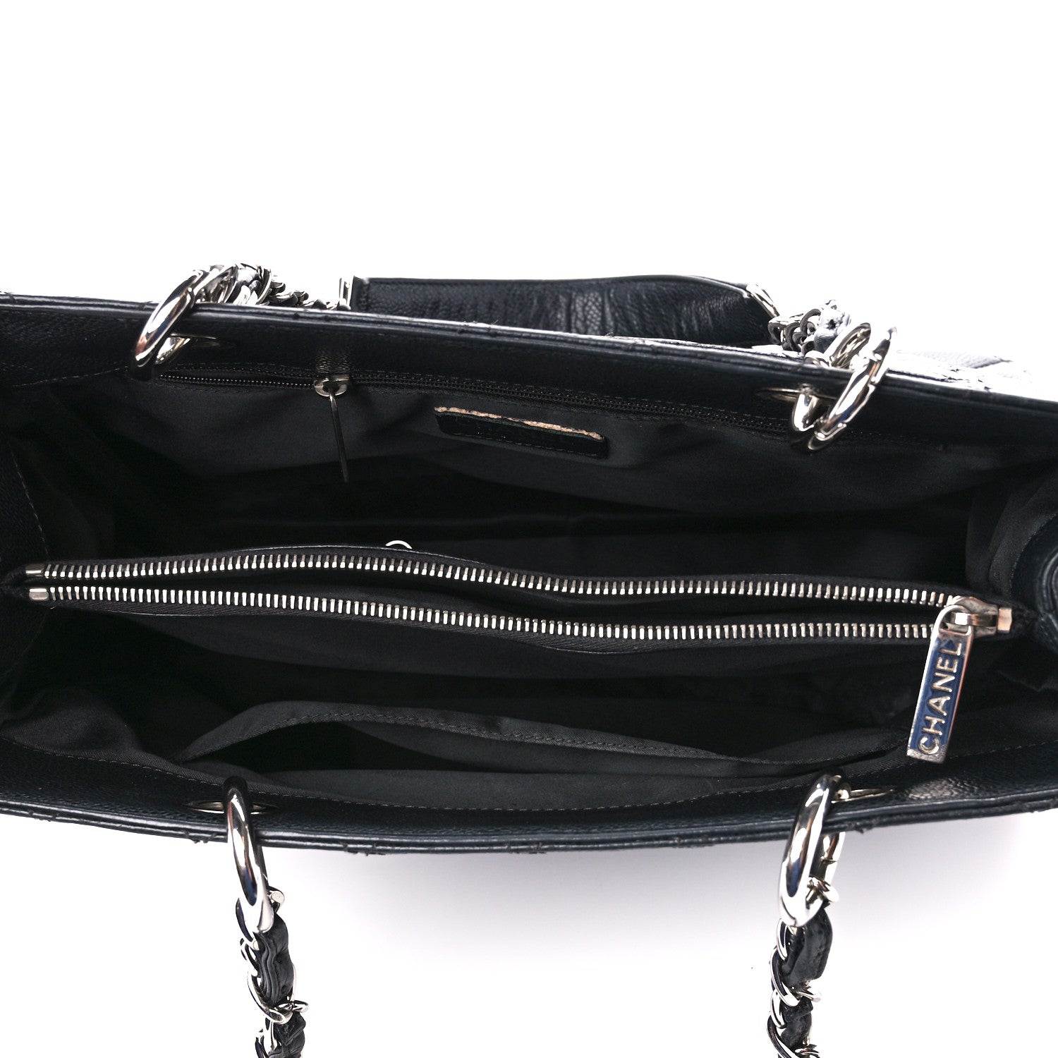 Chanel Caviar Quilted Grand Shopping Tote GST Black 5 of 12