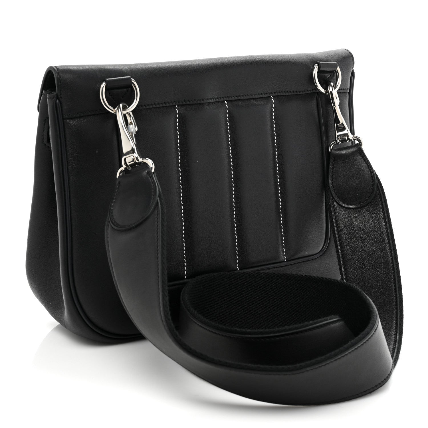 Hermes Swift Grain d'H Sac Berline 28 Black 3 of 13