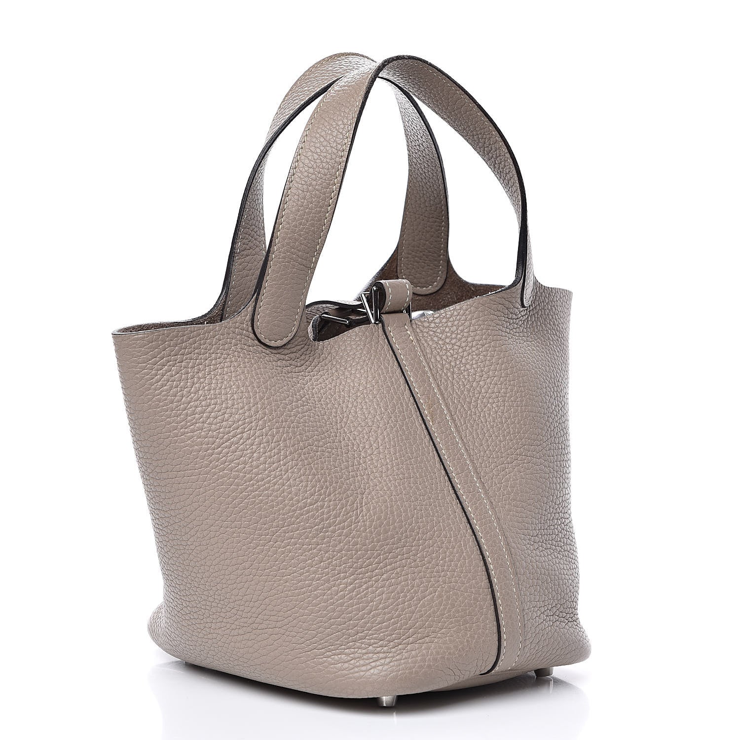 Hermes Taurillon Clemence Picotin Lock 18 PM Gris Tourterelle 3 of 13
