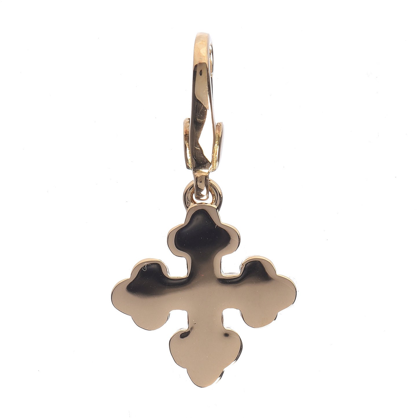 18K Yellow Gold Cross Charm Pendant