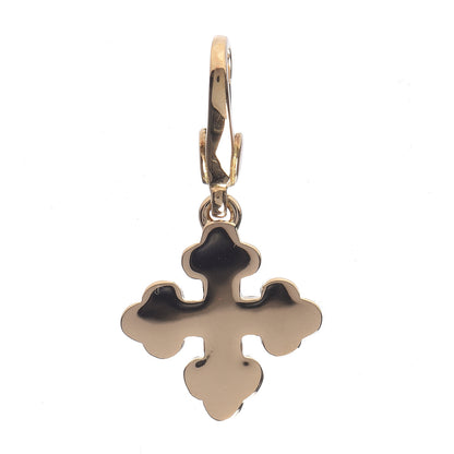 Bulgari 18K Yellow Gold Cross Charm Pendant 1 of 3