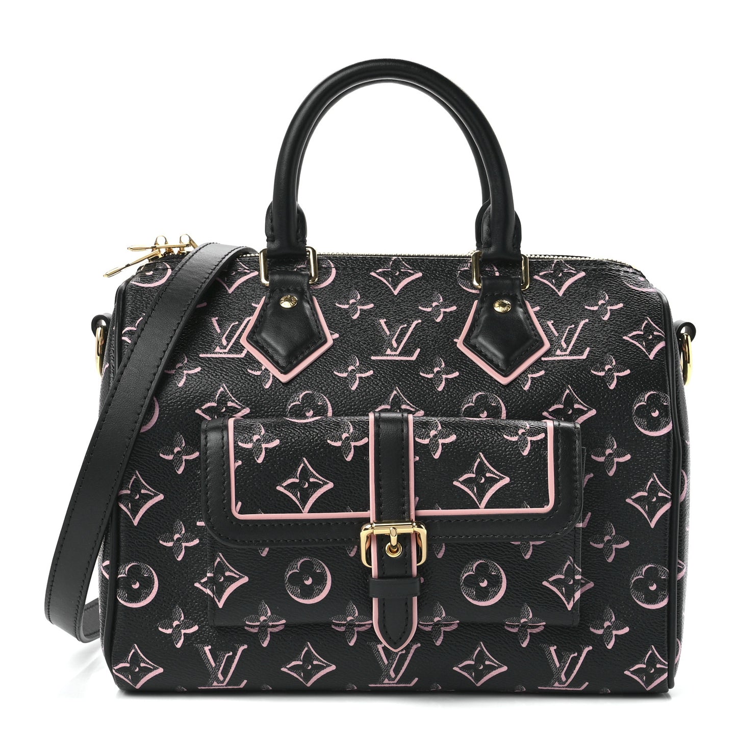 Monogram Fall for You Speedy Bandouliere 25 Black