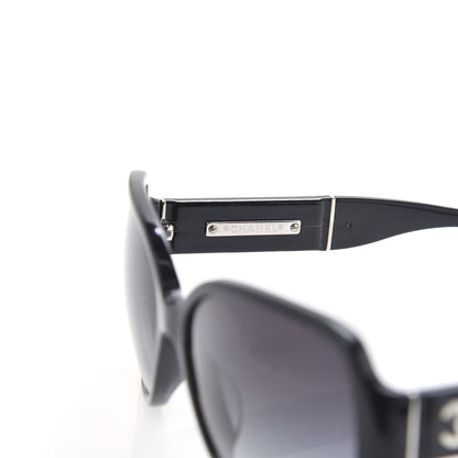 Chanel CC Sunglasses 1345 Black 6 of 7