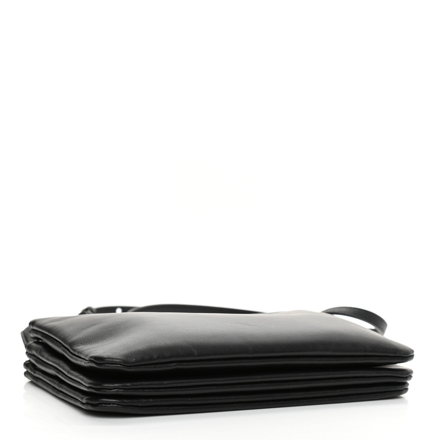 Celine Lambskin Small Trio Crossbody Bag Black 4 of 9