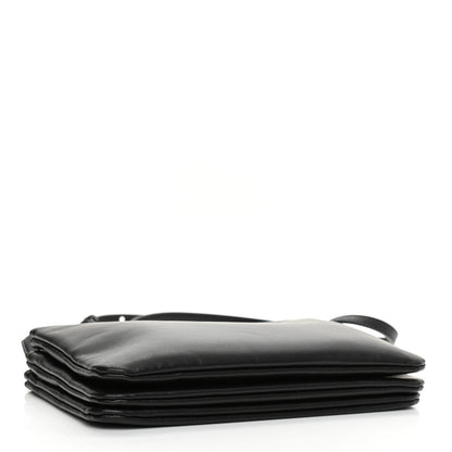 Celine Lambskin Small Trio Crossbody Bag Black 4 of 9