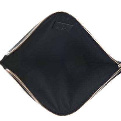 Gucci GG Supreme Monogram Blooms Large Zip Pouch Blue 5 of 8