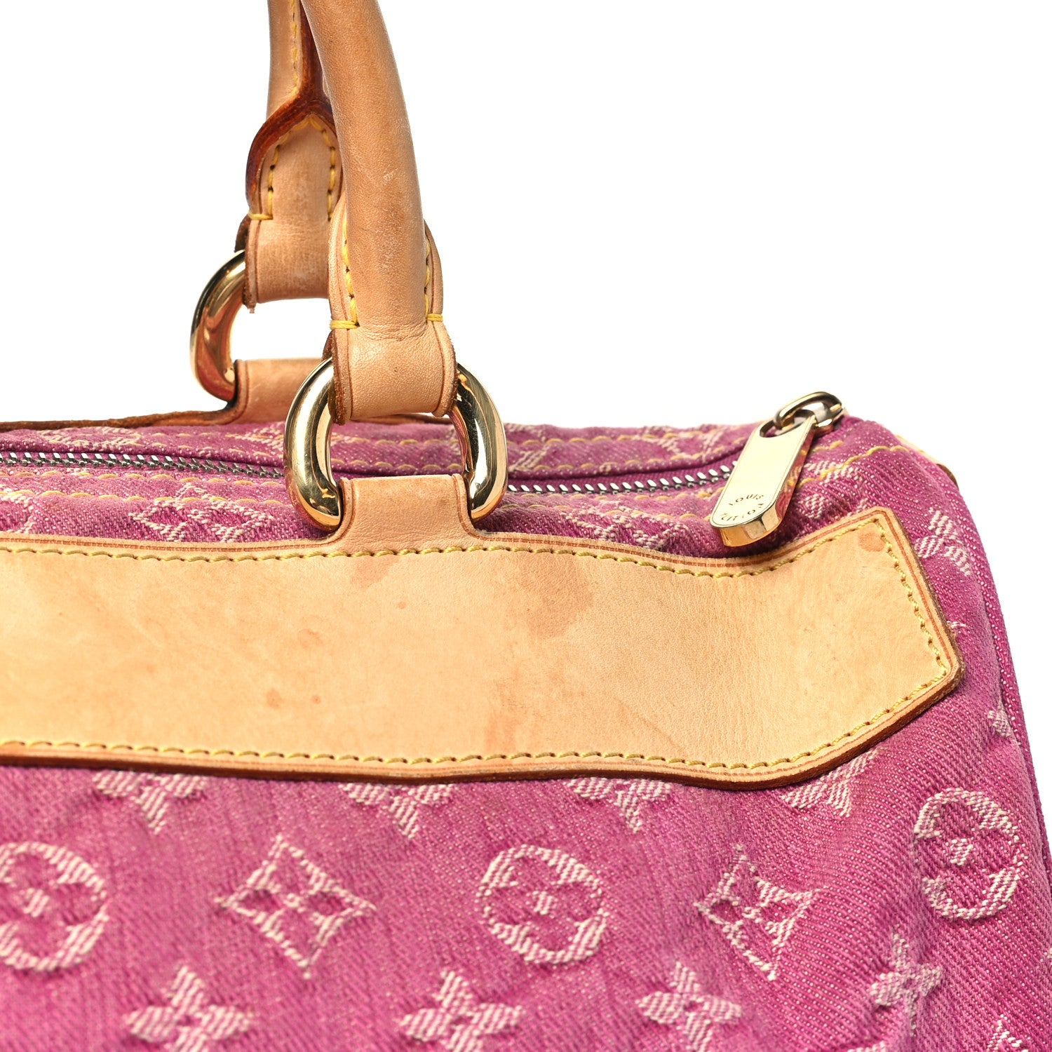 Louis Vuitton Monogram Denim Neo Speedy Fuchsia 11 of 11