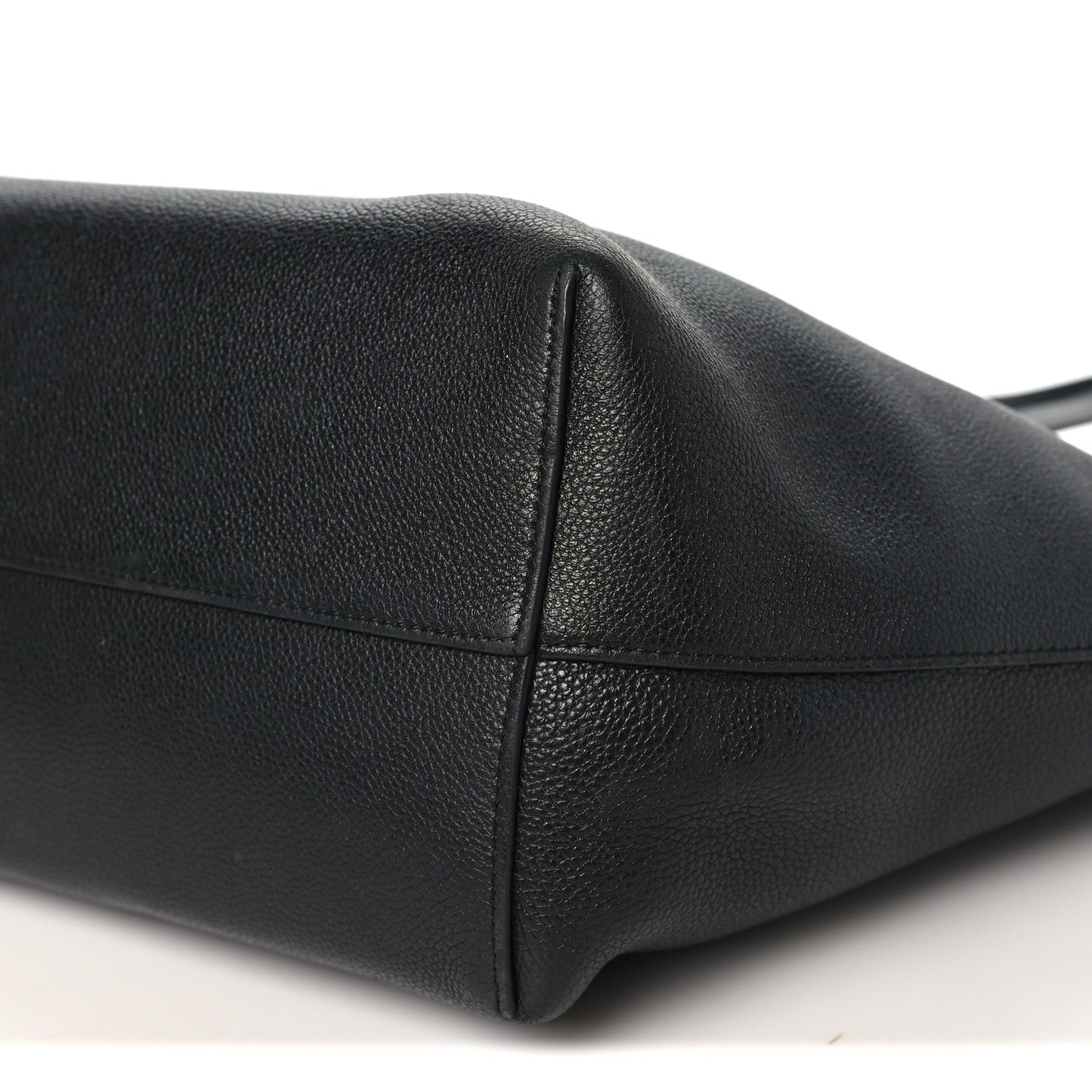 Celine Grained Calfskin Triomphe Medium Cabas Anais Black 8 of 8
