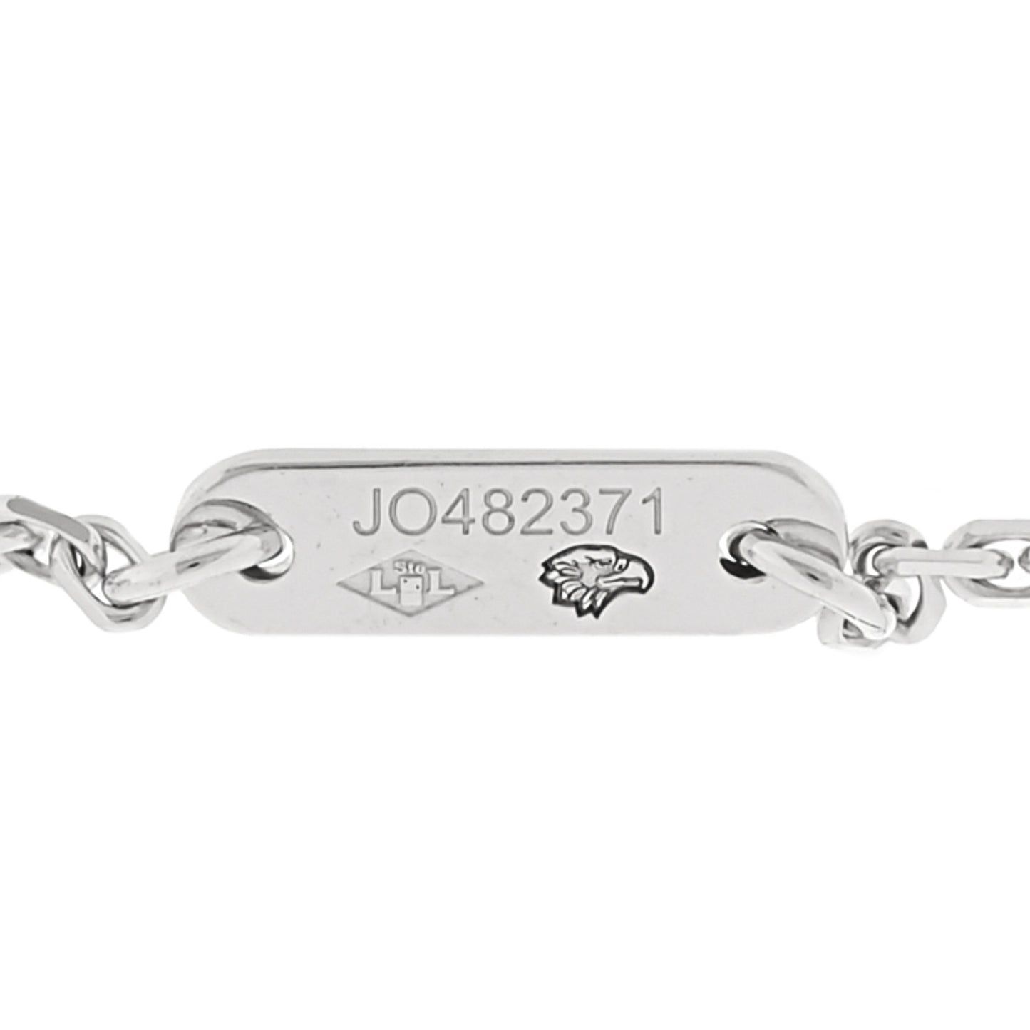 18K White Gold Diamond Sweet Alhambra Bracelet