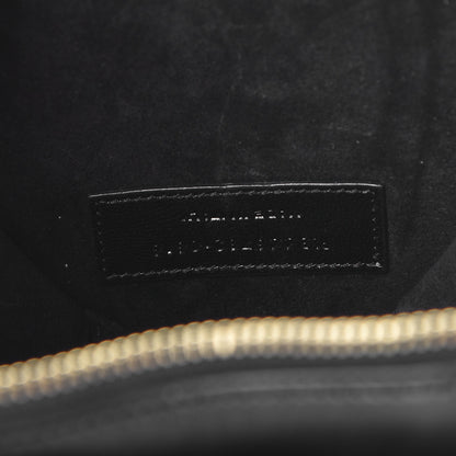 Saint Laurent Lambskin Matelasse Chevron Monogram Small Love Heart Chain Bag Black 8 of 8