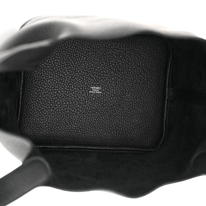 Hermes Taurillon Clemence Picotin Lock 22 MM Black 5 of 11