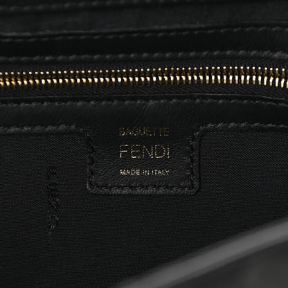 Fendi Nappa FF 1974 Embossed Baguette Black 6 of 8