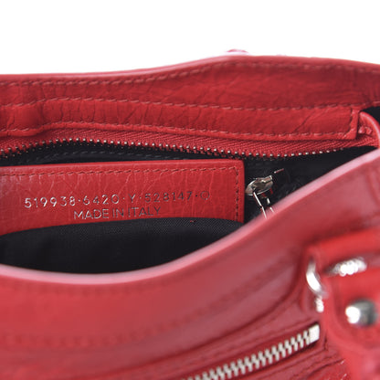 Balenciaga Agneau Giant 12 Silver Hardware Mini City Rouge Cardinal 9 of 10
