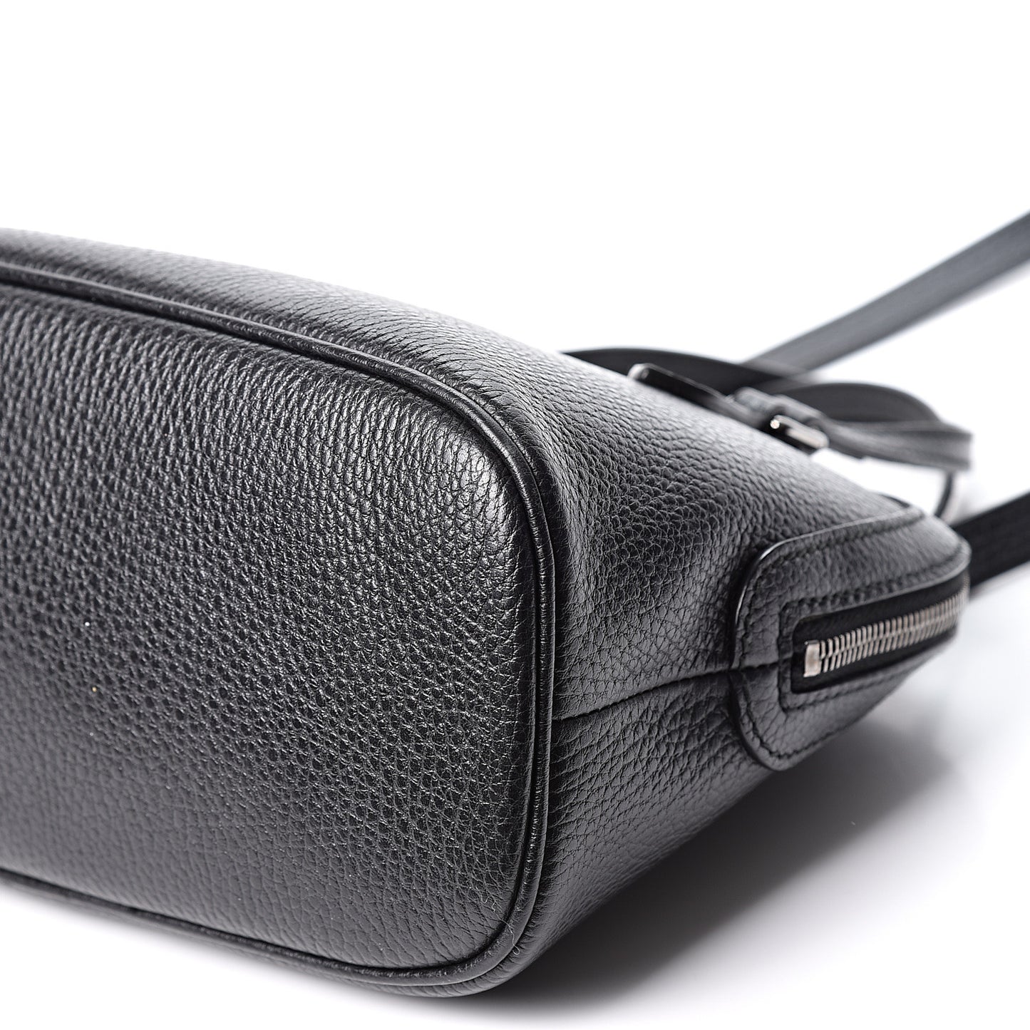 Calfskin Mini Dome Bag Black