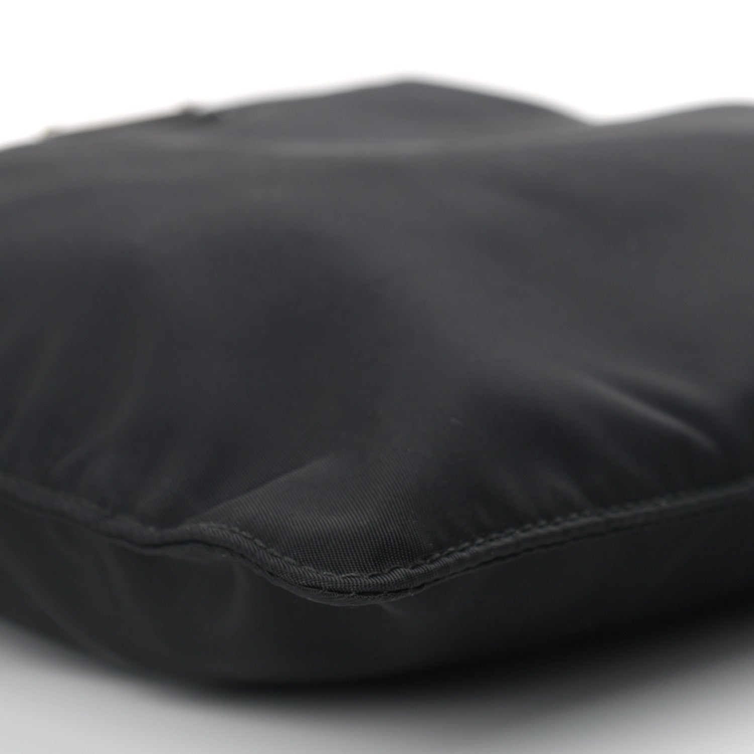 Prada Tessuto Nylon Saffiano Flat Messenger Bag Black 10 of 11