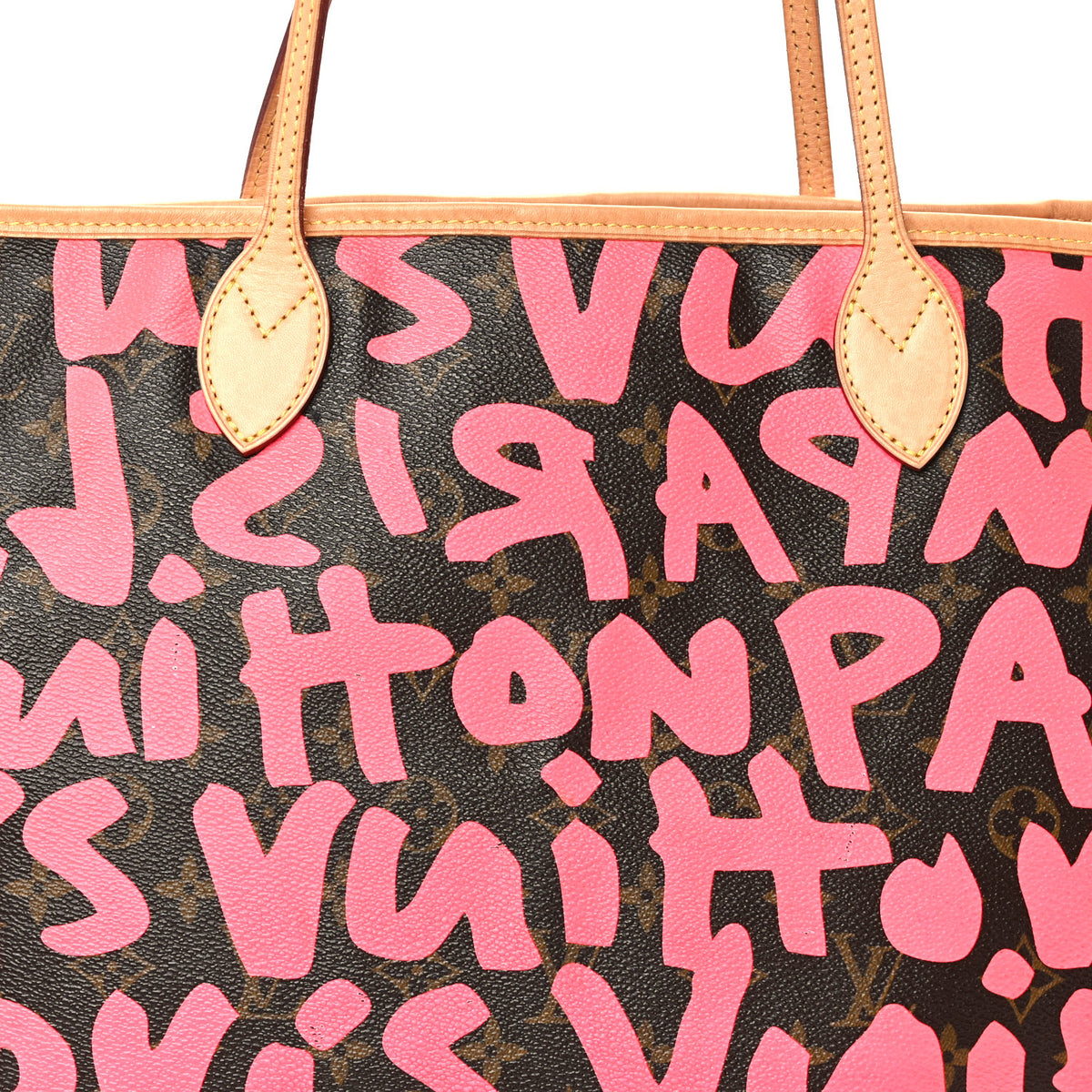 Monogram Graffiti Neverfull GM Fuchsia