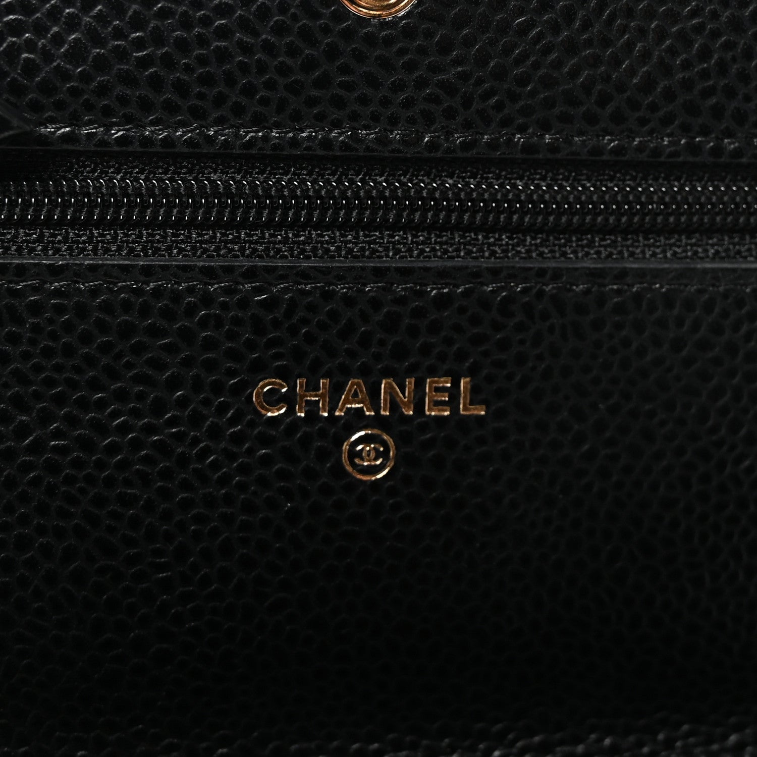 Chanel Caviar Quilted Wallet on Chain WOC Black 5 of 10