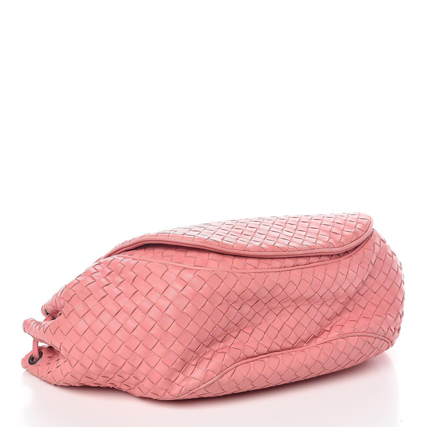 Bottega Veneta Nappa Intrecciato Messenger Bag Petal Pink 4 of 13