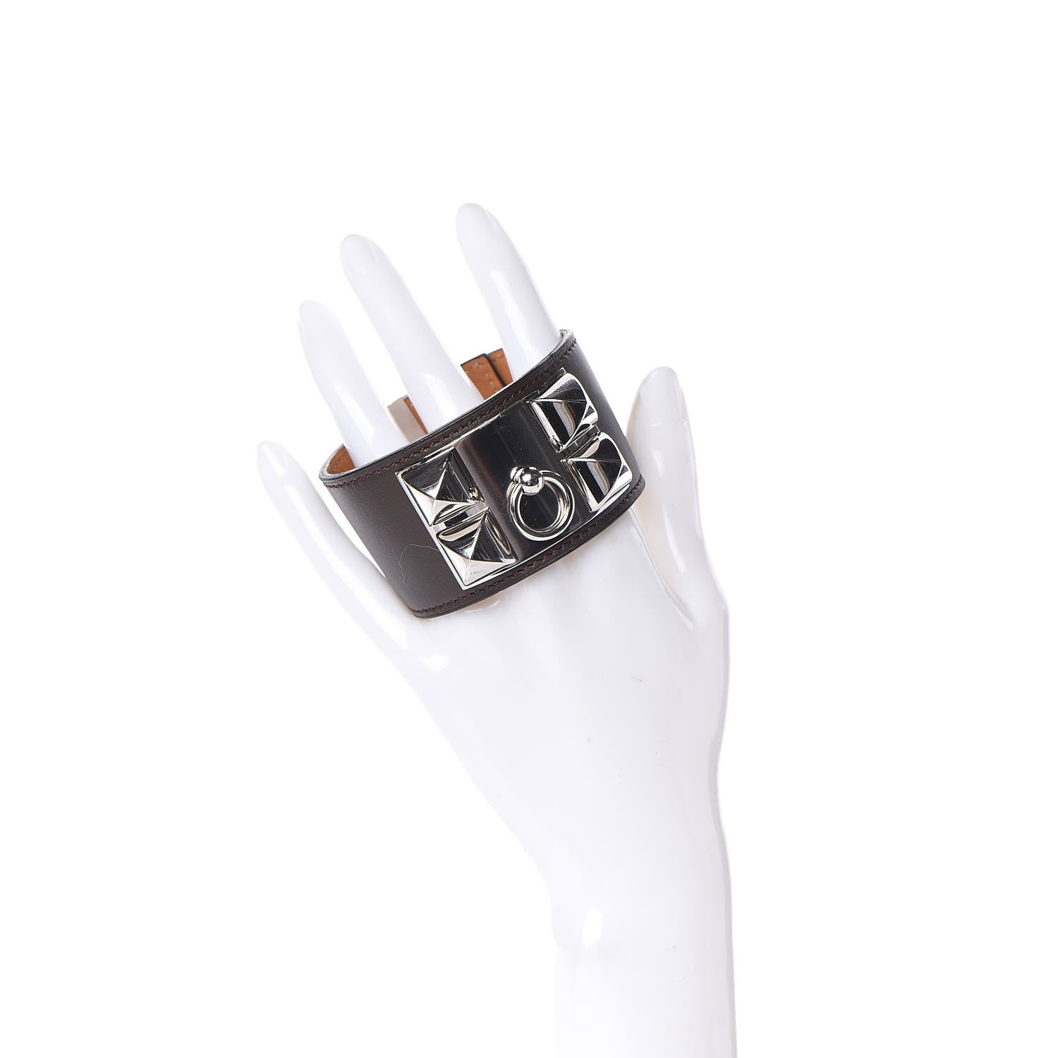 Hermes Chamonix Collier De Chien CDC Bracelet S Chocolate 2 of 5