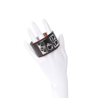Hermes Chamonix Collier De Chien CDC Bracelet S Chocolate 2 of 5