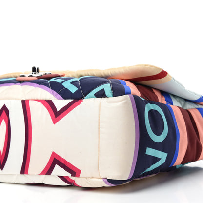 Chanel Fabric Quilted Printed Flap Multicolor 7 of 10