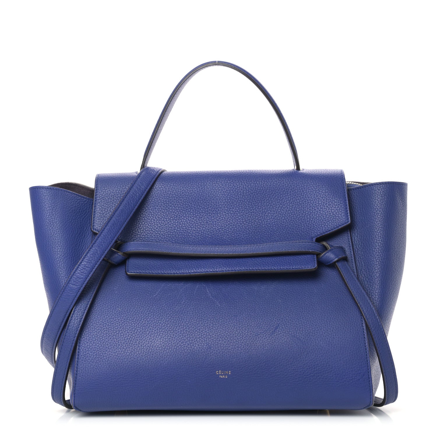 Celine Grained Calfskin Mini Belt Bag Indigo 1 of 16
