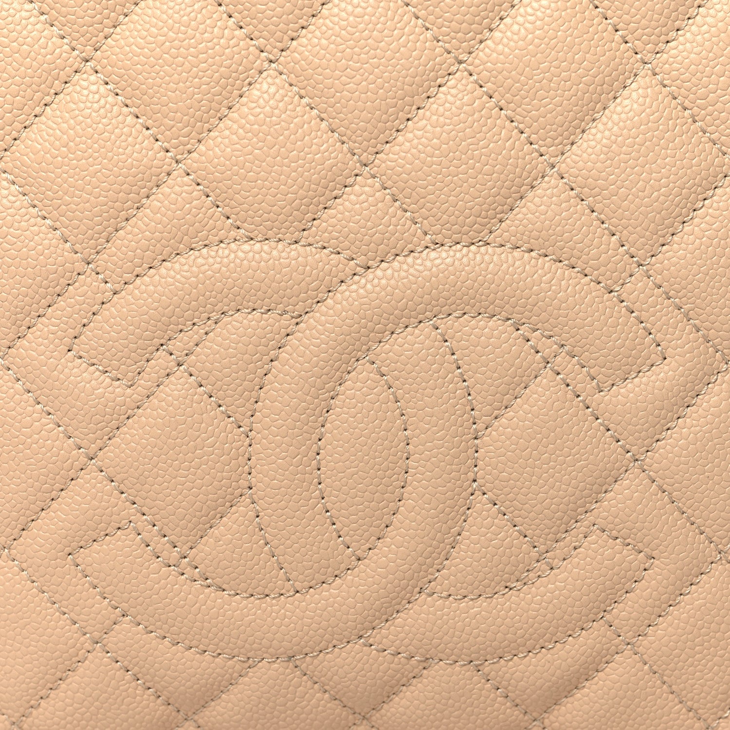 Chanel Caviar Quilted Petit Shopping Tote PST Beige Clair 8 of 12