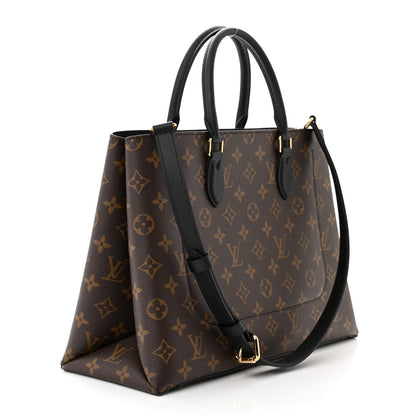 Louis Vuitton Monogram Flower Tote Black 3 of 9